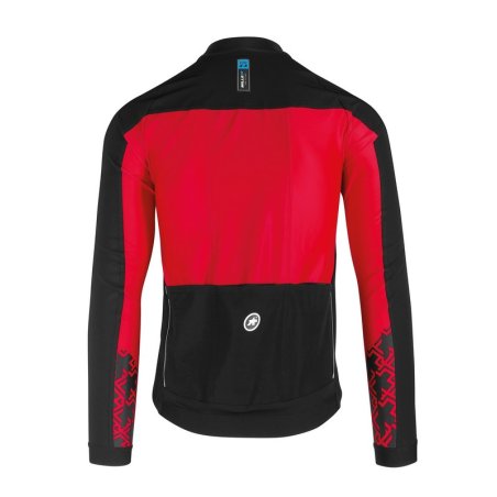 CHAQUETA ASSOS MILLE GT M NEGRO ROJO