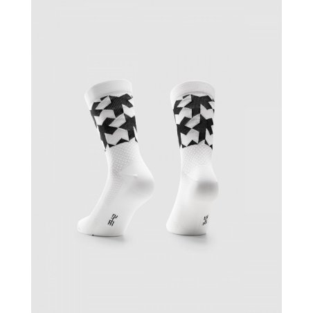 CALCETINES ASSOS MONOGRAM EVO BLANCO