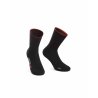 CALCETINES ASSOS RSR  NEGRO ROJO