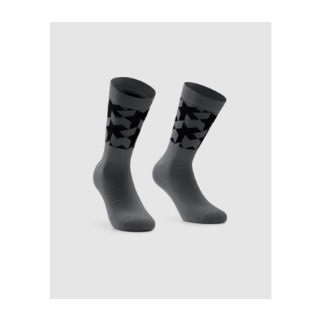 CALCETINES ASSOS MONOGRAM EVO TORPEDO GRIS