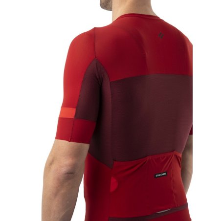 MAILLOT ETXEONDO MENDI GRANATE ROJO