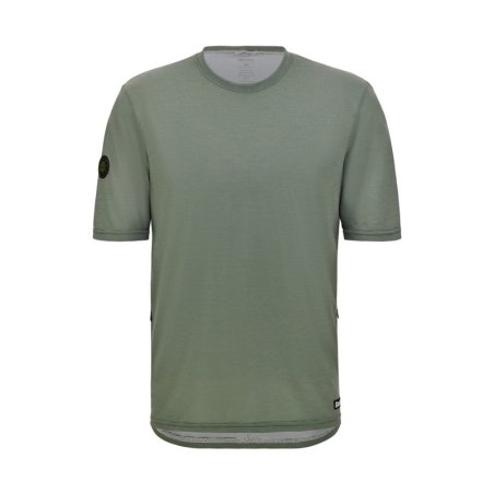 CAMISETA TECNICA SANTINI DELTALINE GRAVEL VERDE
