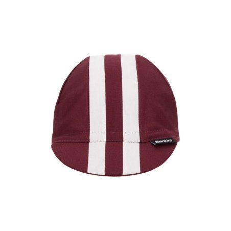 GORRA SANTINI BENGAL ALGODON GRANATE