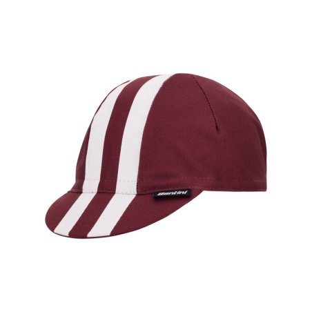 GORRA SANTINI BENGAL ALGODON GRANATE