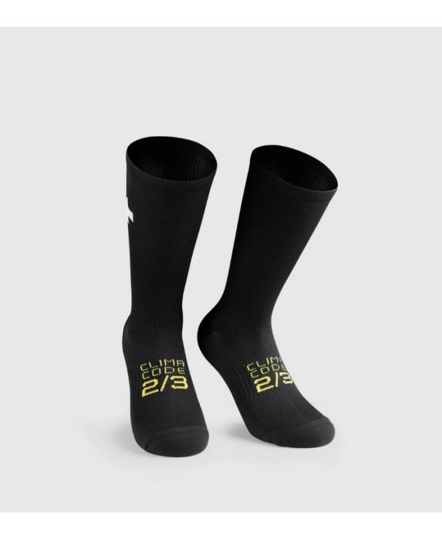 CALCETINES ASSOS P1 NEGRO