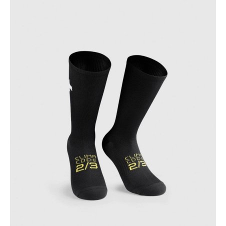 CALCETINES ASSOS P1 NEGRO