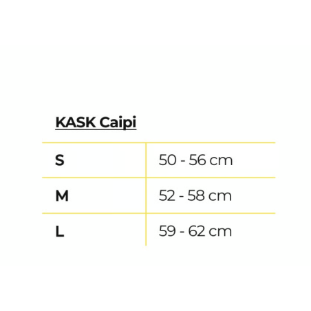 CASCO KASK CAIPI NEGRO