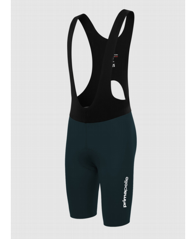 Culotte Pissei Prima Pelle Verdon verde, tejido elástico sin costuras y ajuste anatómico para ciclismo profesional. 2