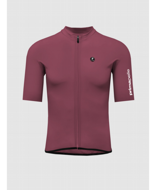 Maillot Pissei Prima Pelle Pruna manga corta de ciclismo, tejido transpirable Soft Touch y ajuste aerodinámico.