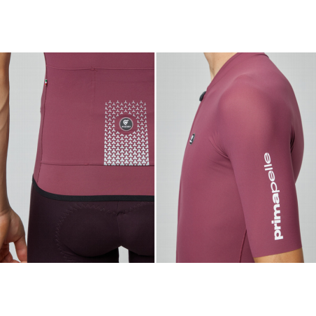 MAILLOT PISSEI PRIMA PELLE PRUNA MANGA CORTA