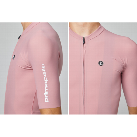 MAILLOT PISSEI PRIMA PELLE ROSA MANGA CORTA