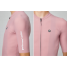 MAILLOT PISSEI PRIMA PELLE ROSA MANGA CORTA