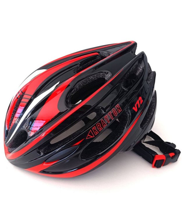 CASCO KRAYTON V72 ROJO NEGRO
