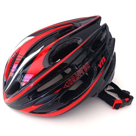CASCO KRAYTON V72 ROJO NEGRO