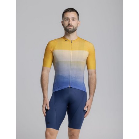 MAILLOT ETXEONDO ALAI MOSTAZA AZUL