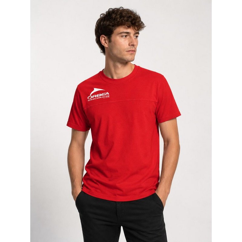 CAMISETA ORBEA ALGODON  ROJO WIN THE WIND