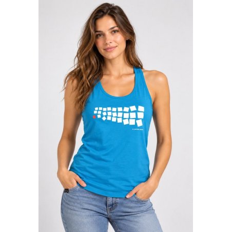 CAMISETA ORBEA AZUL TIRANTES MUJER