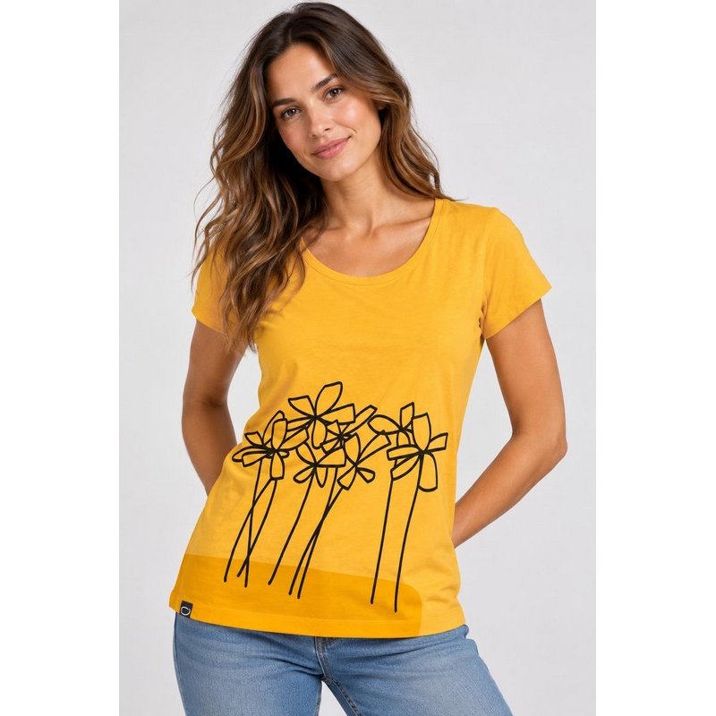 CAMISETA ORBEA AMARILLA MANGA CORTA MUJER