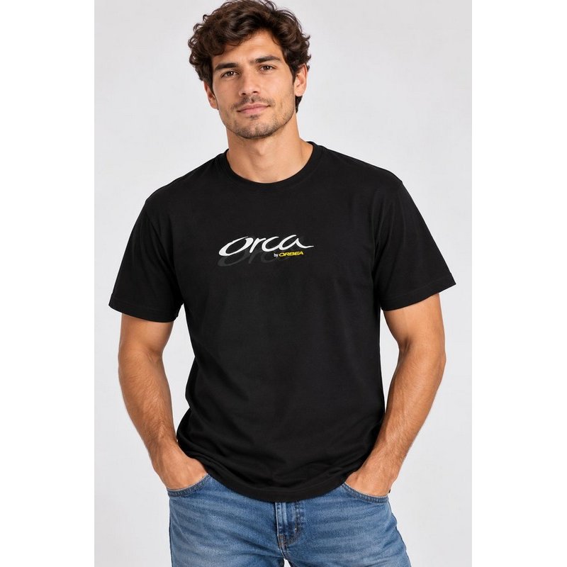 CAMISETA ORBEA MANGA CORTA NEGRO ORCA