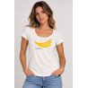 CAMISETA ORBEA MANGA CORTA BLANCA ABANICO MUJER