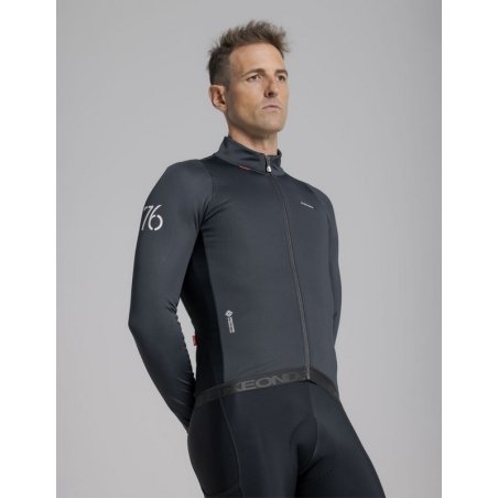 CHAQUETA ETXEONDO 76 PRO GORE-TEX NEGRO BLANCO ROTO
