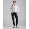 CHAQUETA ETXEONDO DENA FEM GORE TEX BLANCO ROTO NEGRO