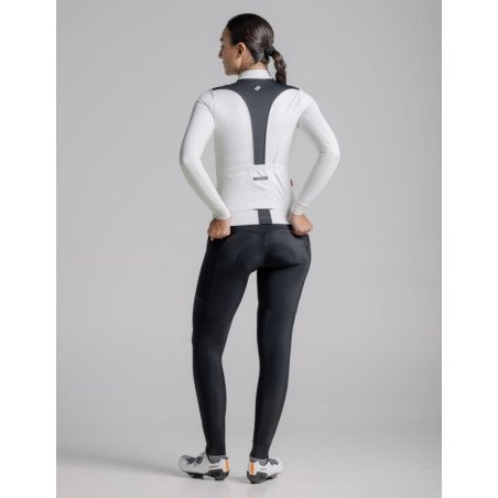 CHAQUETA ETXEONDO DENA FEM GORE TEX BLANCO ROTO NEGRO