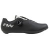 ZAPATILLAS NORTHWAVE SONIC PLUS WIDE NEGRO GRIS CLARO